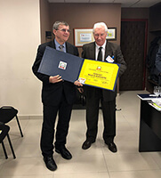 Inventatorul Ioan Davidoni primește diplomă de membru al Academiei inventatorilor din Serbia – 21 decembrie 2018.